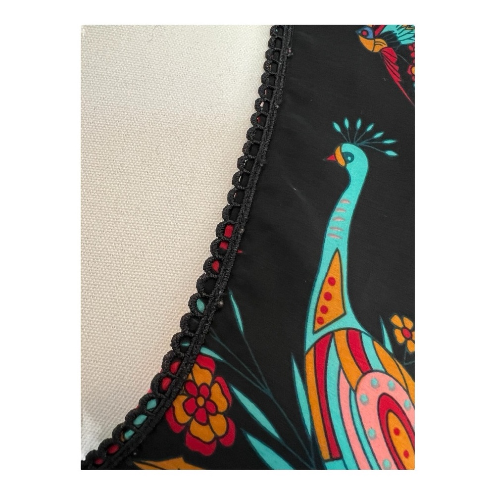 🌺 EUC RANI Vibrant Floral Asymmetrical Maxi Dress | Size S - Picture 5 of 12